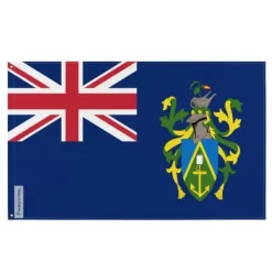Flagga - Pitcairnöarna - 90 x 150 cm - Polyester - Fram/backsida - Metallöglor