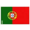 Hot Flagga - Portugal - 192 x 288 cm - Polyester - Framsidan/baksidan - Öljett i järn Flaggor & Vindstrutar