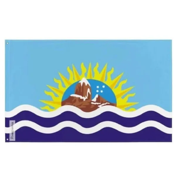 Flagga - Santa Cruz - 192 x 288 cm - Polyester - Tryck på båda sidor - Metallöglor