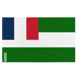 Flagga - Syriska federationen - 192 x 288 cm - Polyester - Dubbeltryck - Metallöglor