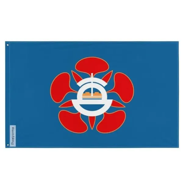 Best Flagga - Tainan - 64 x 96 cm - Polyester - Tryck fram/bak - Öljett i järn Flaggor & Vindstrutar