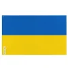 Flagga - Ukraina - 60 x 90 cm - Polyester - Fram/bak - Metallöglor