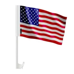 Discount Flagga - USA - 14 x 21 cm - 20 stycken - Polyester - Plaststång Flaggor & Vindstrutar