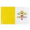 Flagga - Vatikanen - 60 x 90 cm - Polyester - Framsidan/baksidan - Metallöglor