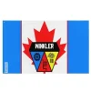 Flagga - Winkler - 192 x 288 cm - Polyester - Tryck fram/bak - Metallöglor