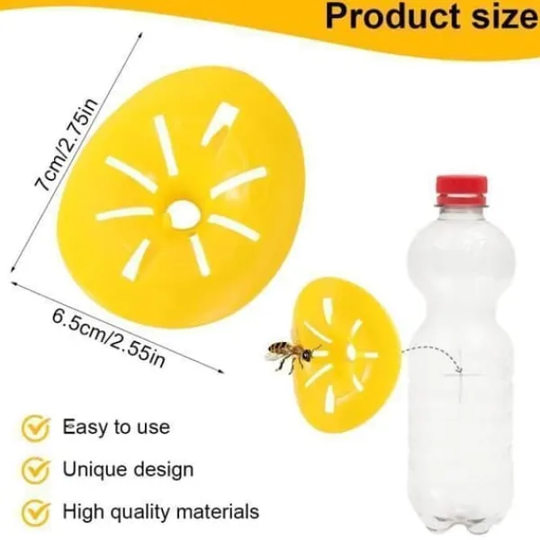Fälla för asiatisk geting, mikrogeting, getingfälla för att fånga bin, insektsfälla i plast för fälla av skadedjur i huset.