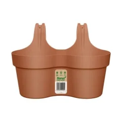 Best FLORUS BALCONETTA PARIS BALKONGHÄNGARE DUO TERRAKOTTA Krukor & Växtbehållare