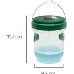 Flugfälla - CD14843 - Solenergi - 2st - Insektsavvisande - LED-ljus