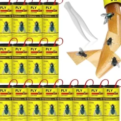 Hot Flugfälla flugfångare flugpapper rulle 16-pack Skadedjursfällor