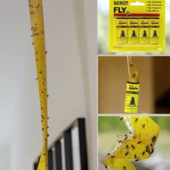 Hot Flugfälla flugfångare flugpapper rulle 16-pack Skadedjursfällor