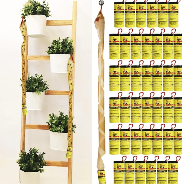 Discount Flugfälla flugfångare flugpapper rulle 8-pack Flugsmällor