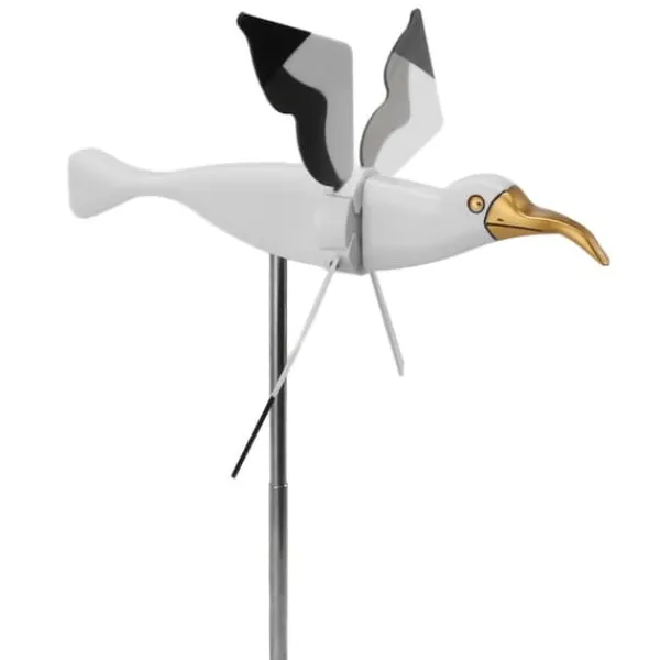Flygande Måskvarn Väderkvarn Trädgårdssnurra Gräsmatta Ornament Väderkvarn Whirligig Asuka Serie Väderkvarn för Utomhusträdgårdsdekorationer