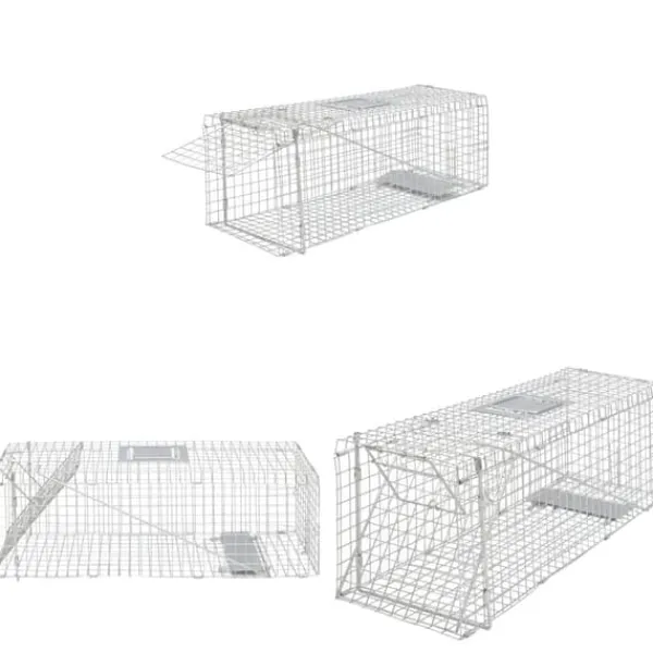 New Fånga levande-fälla 80 cm galvaniserad - Levande Fälla - Levande Fällor - Home & Living Skadedjursfällor