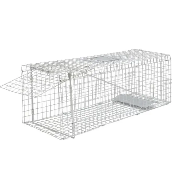 New Fånga levande-fälla 80 cm galvaniserad - Levande Fälla - Levande Fällor - Home & Living Skadedjursfällor