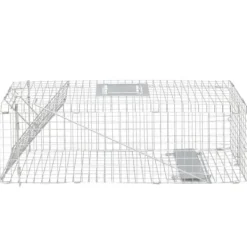 New Fånga levande-fälla 80 cm galvaniserad - Levande Fälla - Levande Fällor - Home & Living Skadedjursfällor