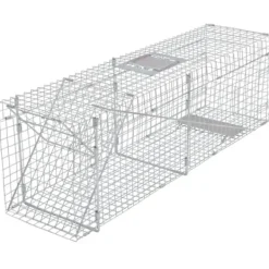 vidaXL Fånga levande-fälla 100 cm galvaniserad