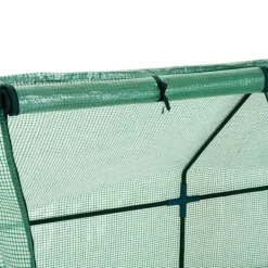 Outlet Folieväxthus/drivbänk 270x90x90 cm, grön – för tomater & plantor Växthus