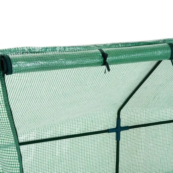 Folieväxthus/drivbänk 270x90x90 cm, grön – för tomater & plantor