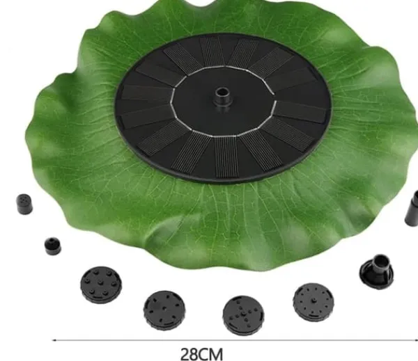 Online Fontän - Solcellsfontän / Vattenfontän Solcell - 28 cm Fontäner & Dammar