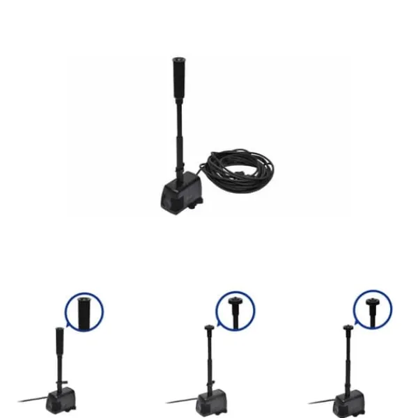 Fontänpump 1000 l/h - Tillbehör till fontäner & dammar