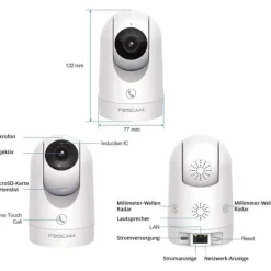 Foscam R8M 4K 8MP WiFi Dubbla Band Automatisk Spårning