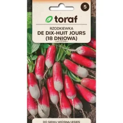 New Frö till rädisa De Dix-Huit Jours – Supersnabb skörd på 18 dagar Fröer & Lökar
