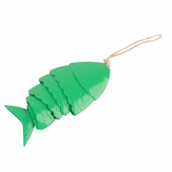 Färgglada Koi Fish Wind Chimes Metallhantverk Utomhus takfot Hängande dekorationer Fish Wind Chime