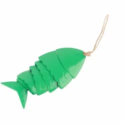 Färgglada Koi Fish Wind Chimes Metallhantverk Utomhus takfot Hängande dekorationer Fish Wind Chime