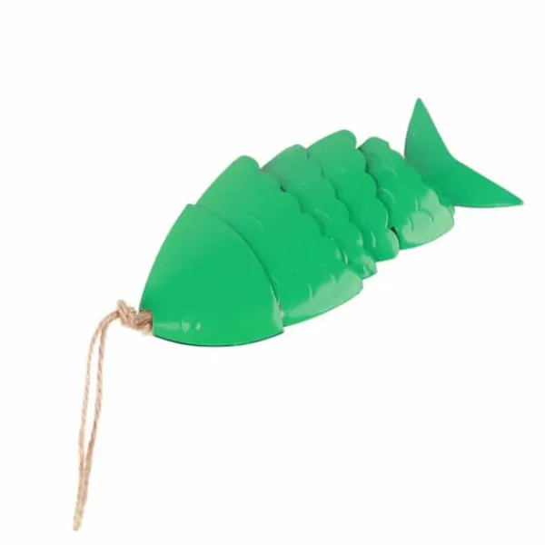 Färgglada Koi Fish Wind Chimes Metallhantverk Utomhus takfot Hängande dekorationer Fish Wind Chime