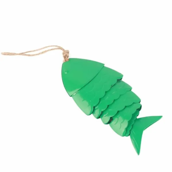 Färgglada Koi Fish Wind Chimes Metallhantverk Utomhus takfot Hängande dekorationer Fish Wind Chime