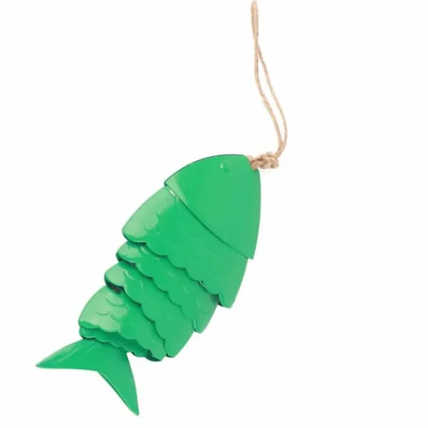 Färgglada Koi Fish Wind Chimes Metallhantverk Utomhus takfot Hängande dekorationer Fish Wind Chime