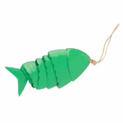 Färgglada Koi Fish Wind Chimes Metallhantverk Utomhus takfot Hängande dekorationer Fish Wind Chime