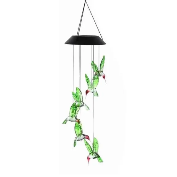 Färgskiftande Solar LED Wind Chimes Light för trädgård och balkong