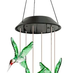 Färgskiftande Solar LED Wind Chimes Light för trädgård och balkong