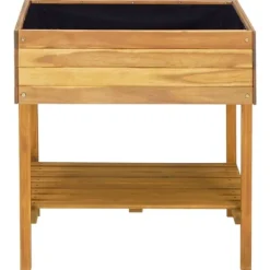 vidaXL Förhöjd odlingslåda 78,5x58,5x78,5 cm massivt akaciaträ