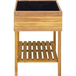 vidaXL Förhöjd odlingslåda 78,5x58,5x78,5 cm massivt akaciaträ