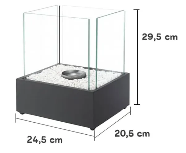 Fristående bioetanolkaminen TT-14 – 30 cm Öppna Spisar