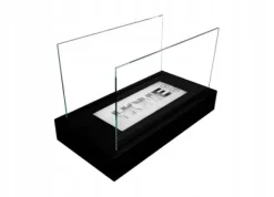 Fristående biokamin 36 x 18 x 22 cm Home Black strukturmatt