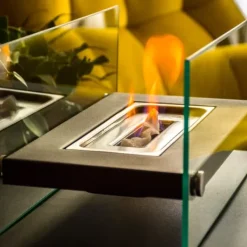 Outlet Fristående biokamin fiamma gio för hem och trädgård, värme och värme Öppna Spisar