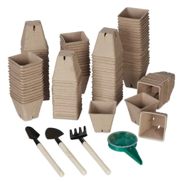 Best Frökrukeset, 5.5x6x6 cm, Brun Kit För Växt- & Örtplantering
