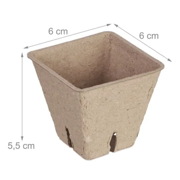 Best Frökrukeset, 5.5x6x6 cm, Brun Kit För Växt- & Örtplantering
