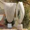 Hot Frostskydd för växtfleeceöverdrag 5 pcs Beige 1,55 x 1 m Markduk & Fiberduk