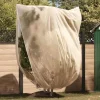 vidaXL Frostskydd för växtfleeceöverdrag Beige 2,4 x 2 m