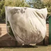 vidaXL Frostskydd för växtfleeceöverdrag 3 pcs Beige 2 x 2,36 m