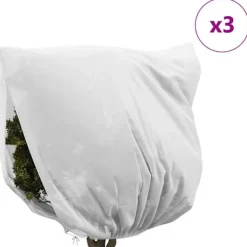 Best Frostskydd för växtfleeceöverdrag 3 pcs Vit 2 x 2,36 m Markduk & Fiberduk