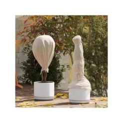 vidaXL Frostskyddsöverdrag för växter - - 20x1,6 m - Beige - Non-woven tyg - UV-beständig