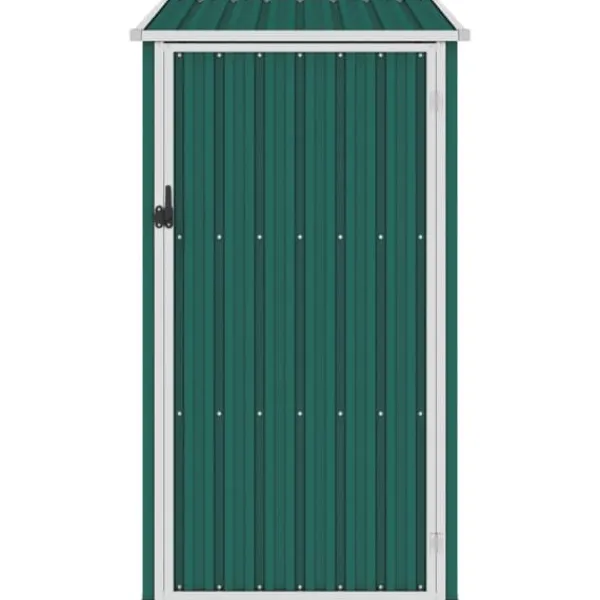 New Förråd & Redskapsbodar - Living Trädgårdsskjul grön 87x98x159 cm galvaniserat stål Skjul, Garage & Carports