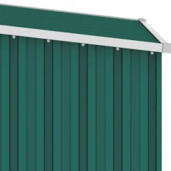 New Förråd & Redskapsbodar - Living Trädgårdsskjul grön 87x98x159 cm galvaniserat stål Skjul, Garage & Carports