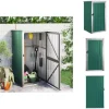 Online Förråd & Redskapsbodar - Living Trädgårdsskjul grön 88x89x161 cm galvaniserat stål Skjul, Garage & Carports