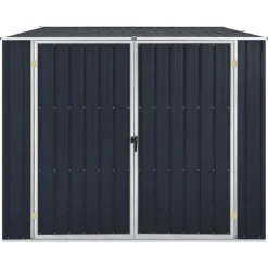 Förråd & Redskapsbodar - Living Trädgårdsskjul antracit 195x198x159 cm galvaniserat stål